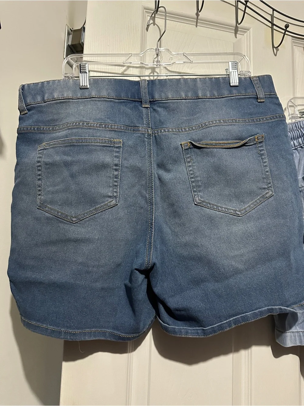 Terra & Sky and Lane Bryant Blue Denim Shorts 2 Pair XXL/16W